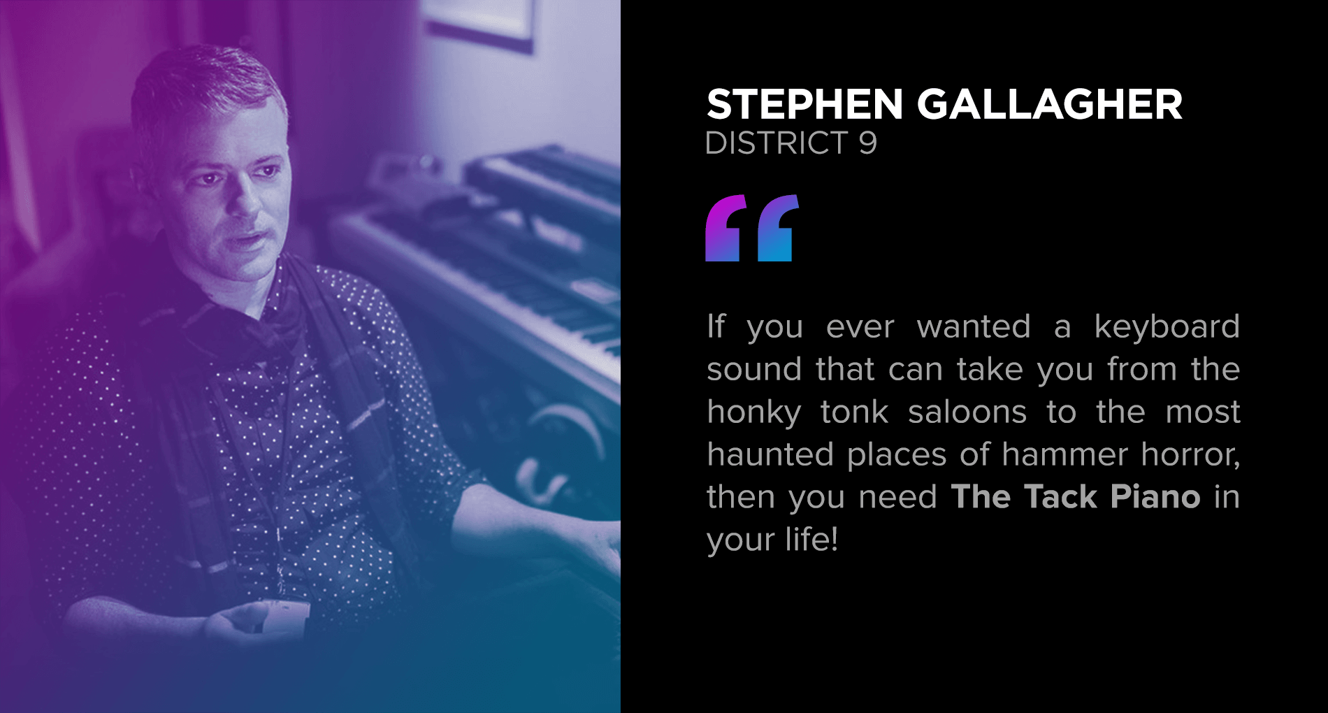 Stephen Gallagher - The Tack Piano